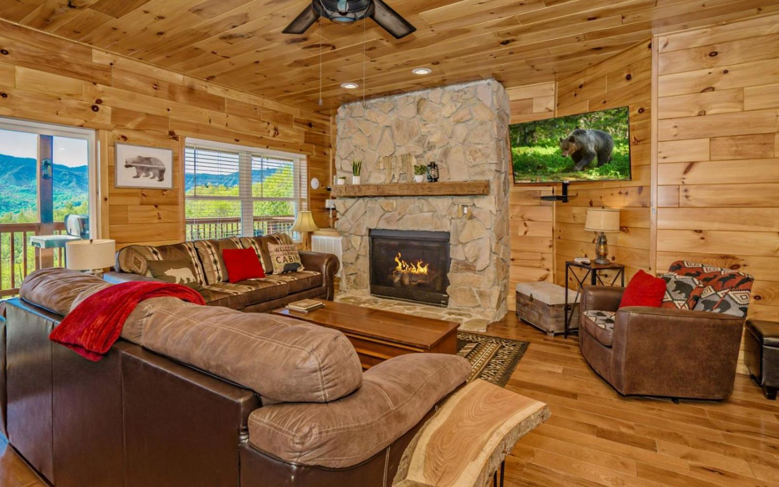 Beartastic Mountain View Lodge Гатлинбург Экстерьер фото
